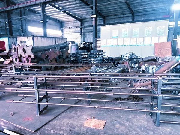 Dengtai factory floor in Shijiazhuang welding Q235B fixed ladders